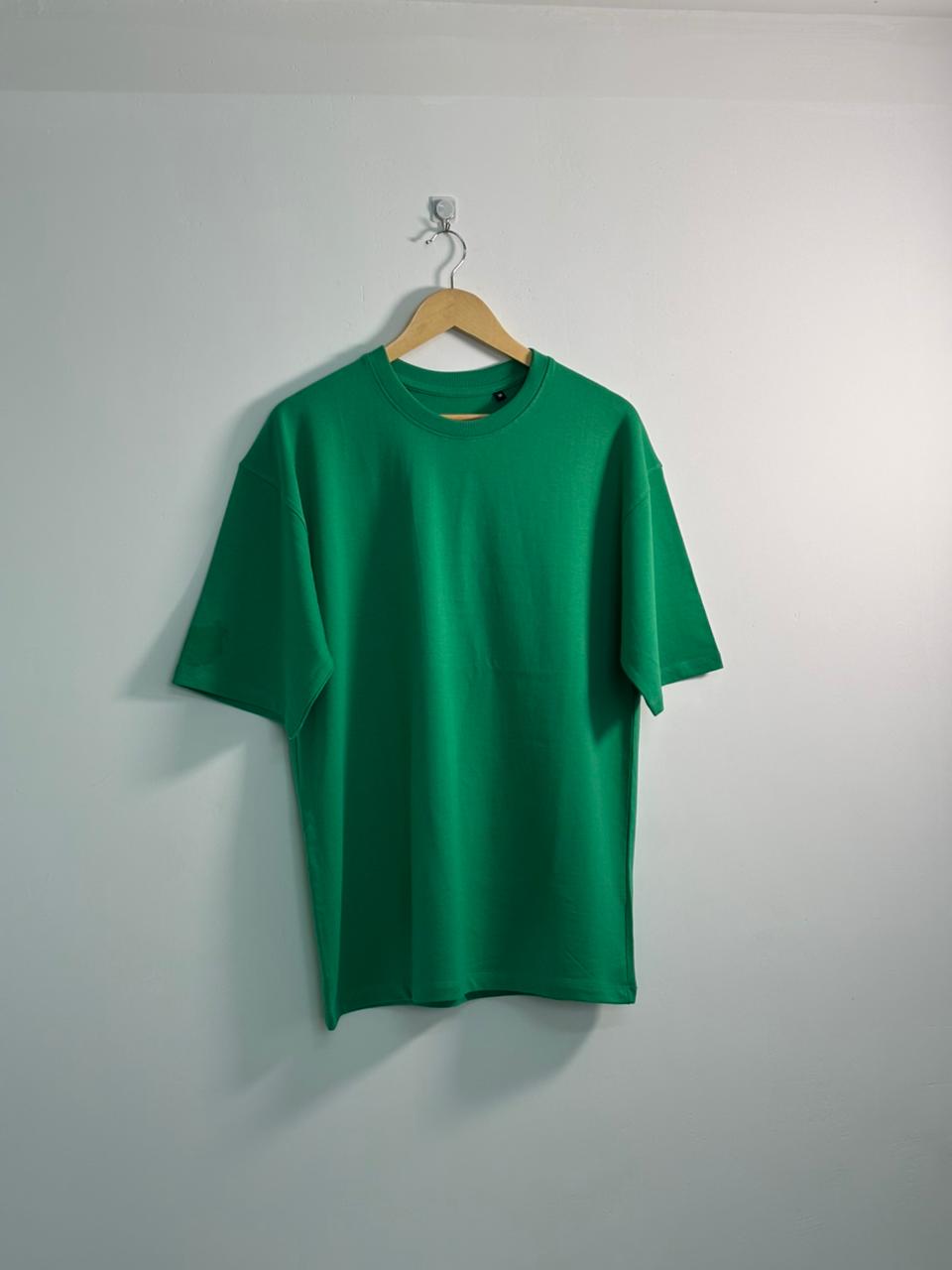 240 GSM Oversized T-Shirt Green thumbnail