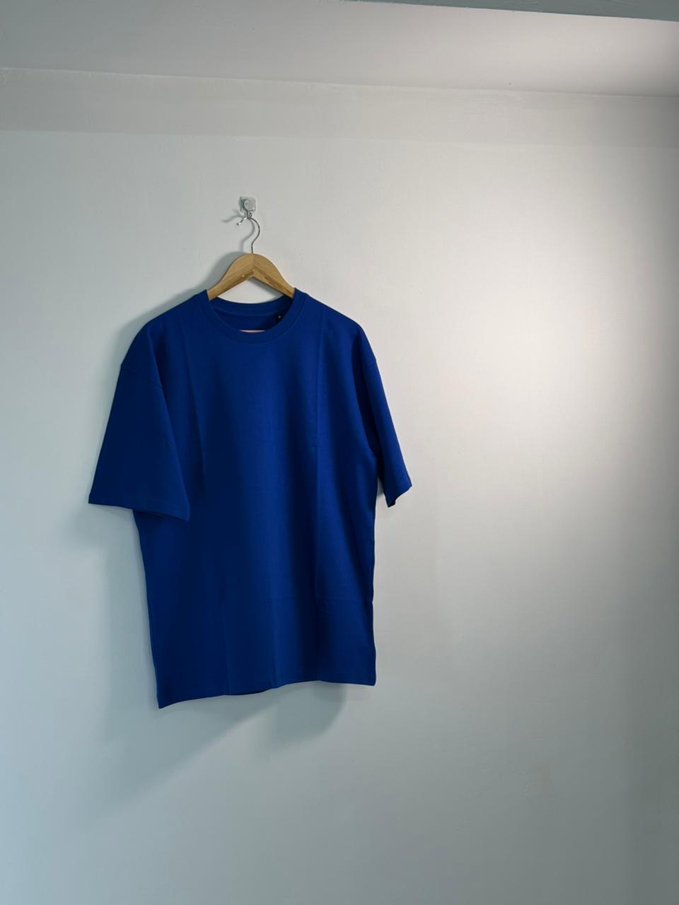 240 GSM Oversized T-Shirt Royal Blue thumbnail